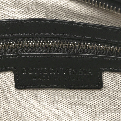 Bottega Veneta Calfskin Intrecciato Zipped Tote Black 6 of 9