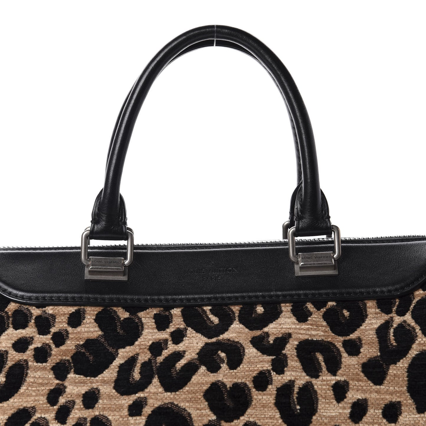 Jacquard Velvet Leopard Print Stephen Sprouse Speedy