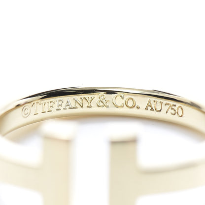 Tiffany 18K Yellow Gold T Square Ring 53 6.25 4 of 4