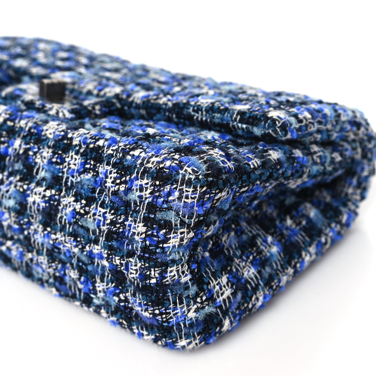 Chanel Tweed Quilted 2.55 Reissue 225 Flap Blue 10 of 10