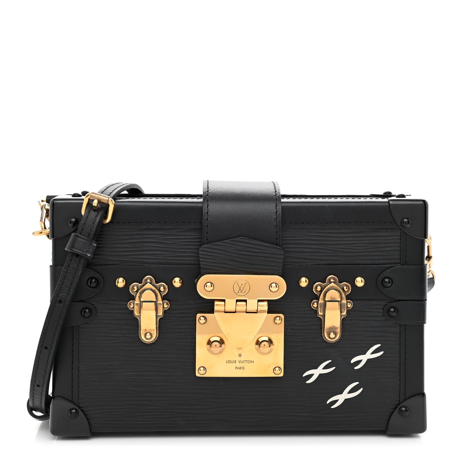 Louis Vuitton Epi Petite Malle Black 1 of 9