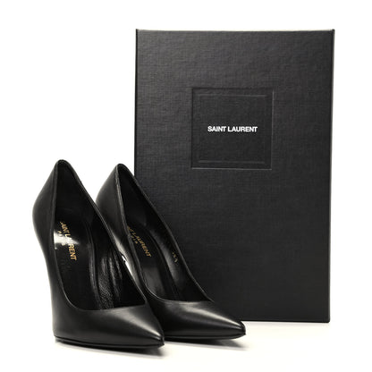 Saint Laurent Calfskin Opyum 110 Pumps 38.5 Black 9 of 9