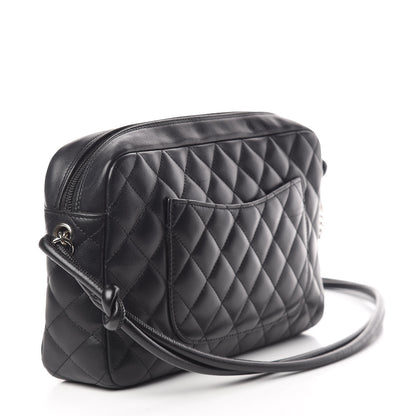 Chanel Calfskin Quilted Cambon Camera Bag Black 3 of 10