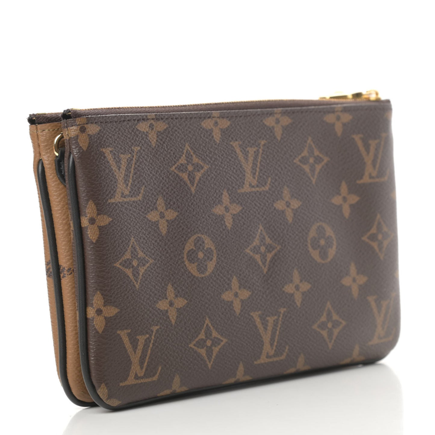 Reverse Monogram Giant Double Zip Pochette