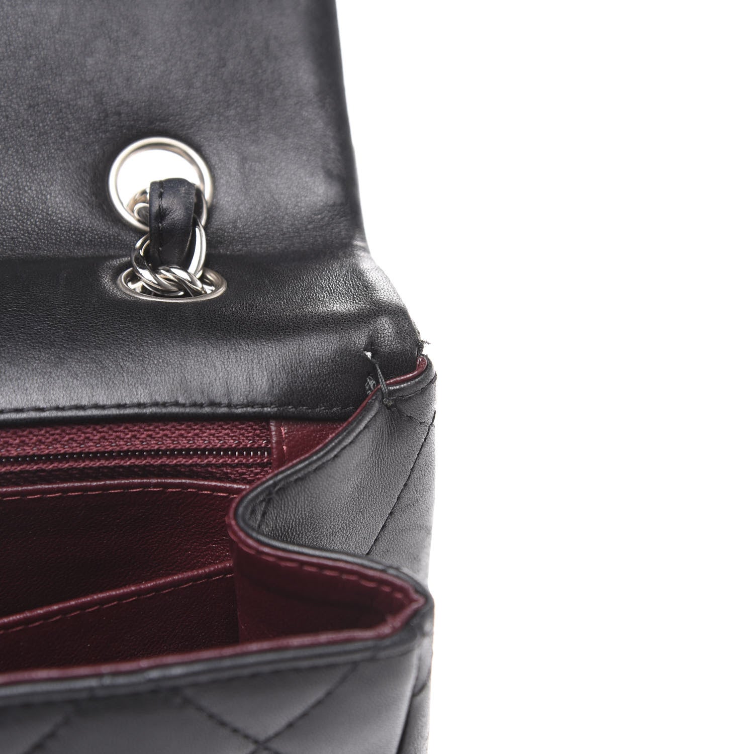 Chanel Lambskin Quilted Maxi Single Flap Black 18 of 20