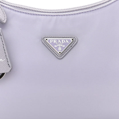 Prada Re-Nylon Saffiano Mini Re-Edition 2000 Bag Glicine 9 of 11