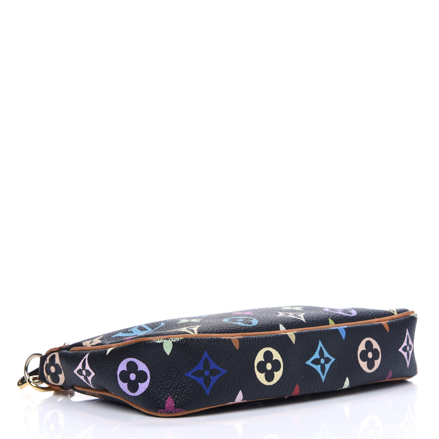 Monogram Multicolor Pochette Accessories Black