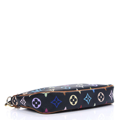 Louis Vuitton Monogram Multicolor Pochette Accessories Black 3 of 11