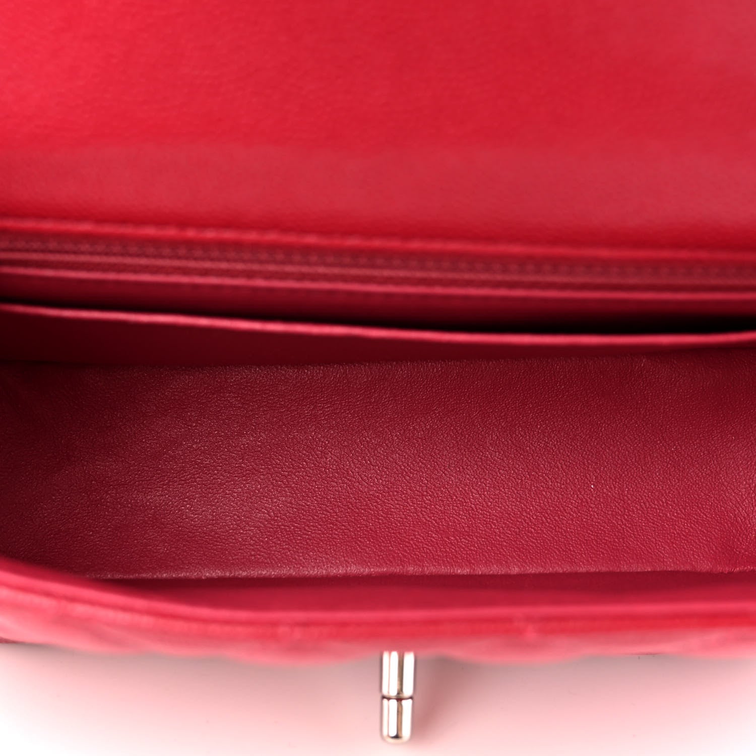 Chanel Caviar Quilted Mini Rectangular Flap Red 5 of 10