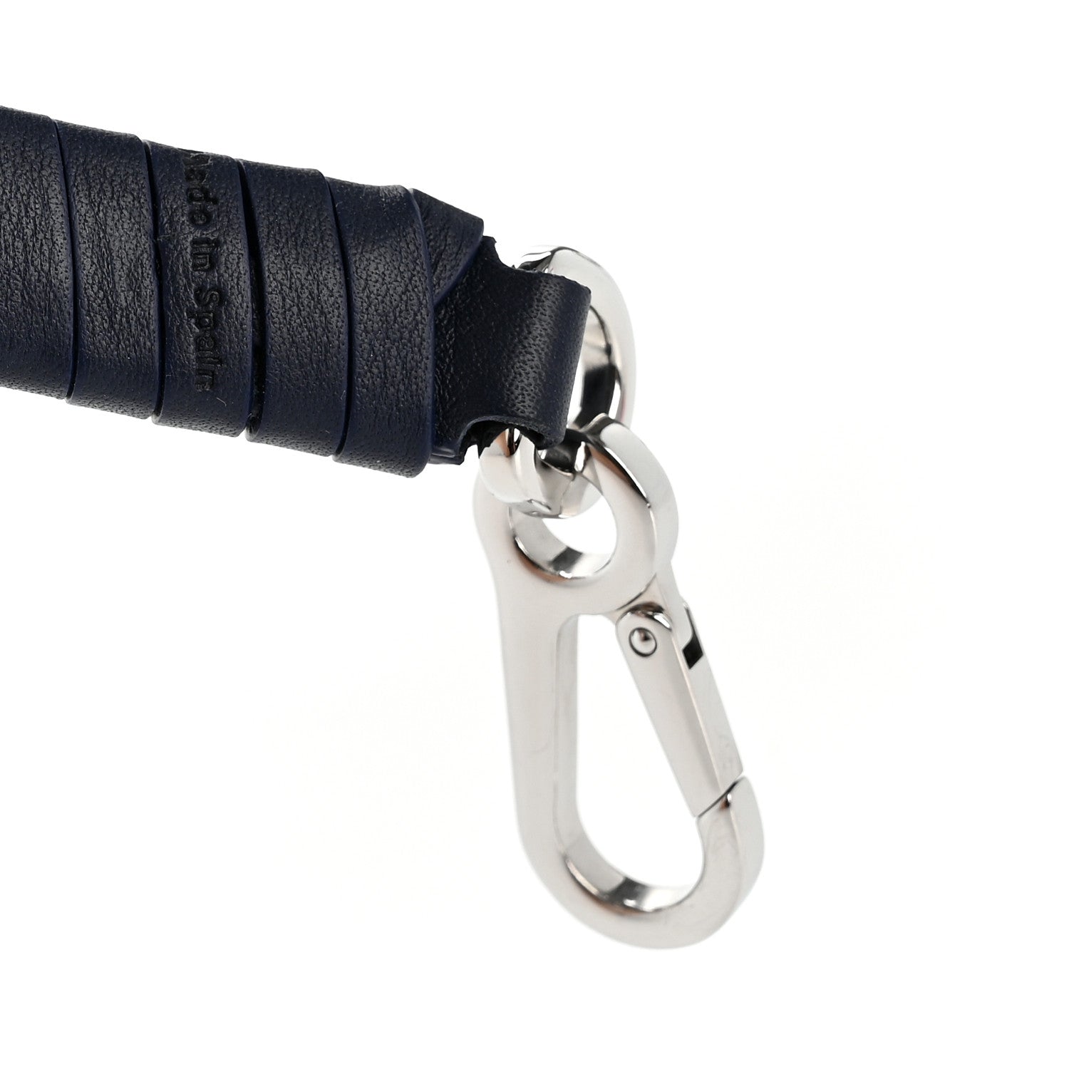 Loewe Calfskin Spiral Woven Short Strap Blue 3 of 4