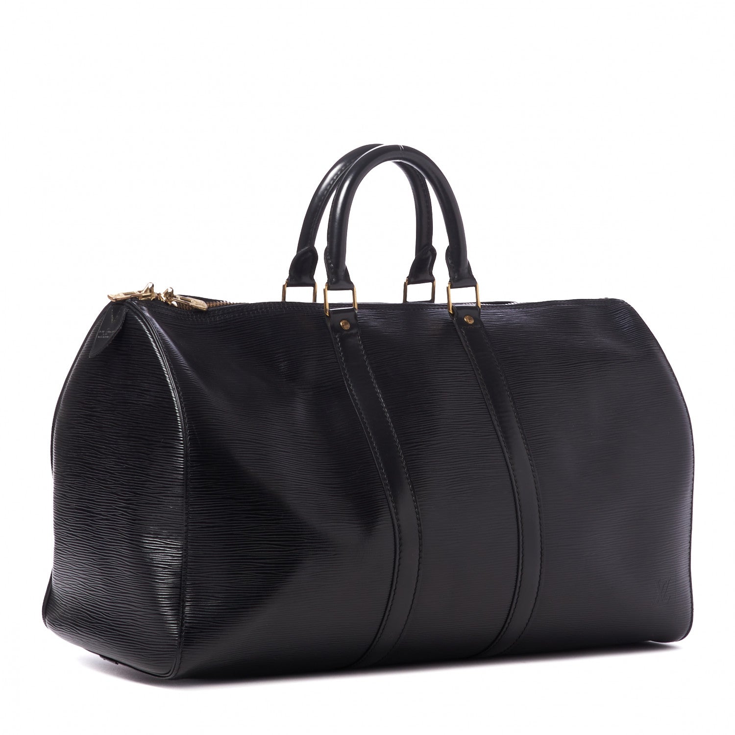 Louis Vuitton Epi Keepall 45 Black 2 of 9