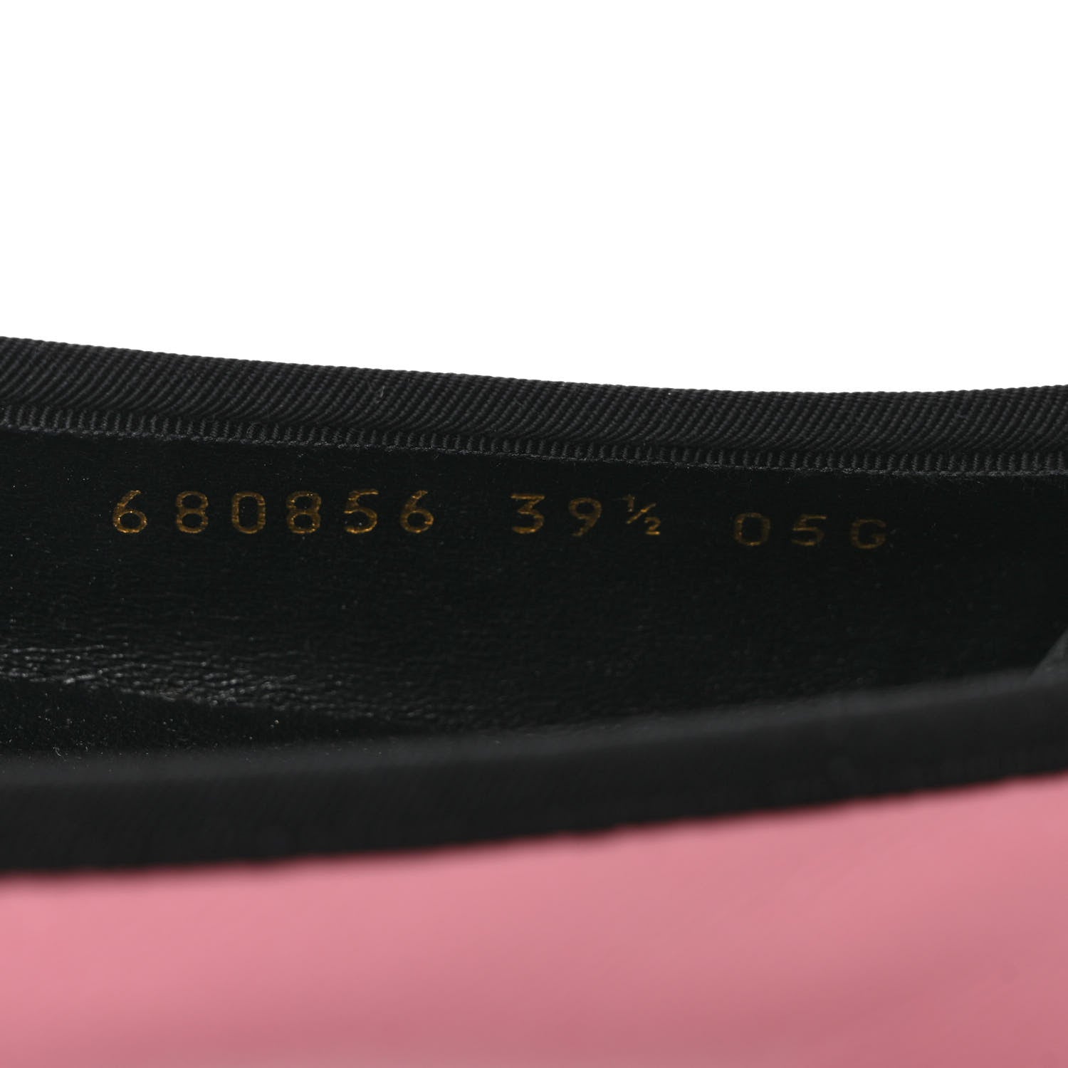 Gucci Malaga Kid Jarret Ballet Flats 39.5 Pink Black 8 of 9