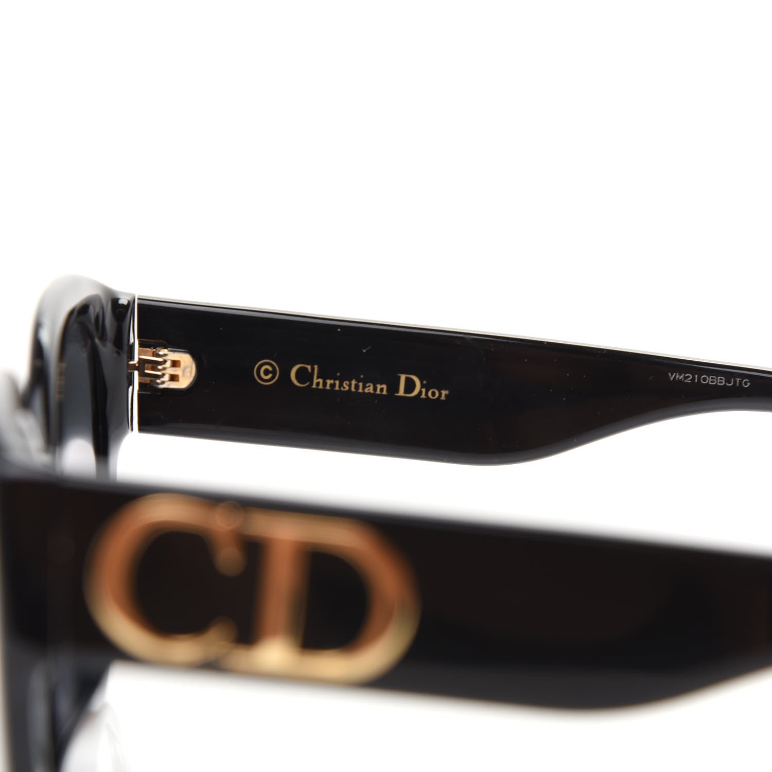Christian Dior Acetate DDior Cat Eye Sunglasses Black 5 of 8