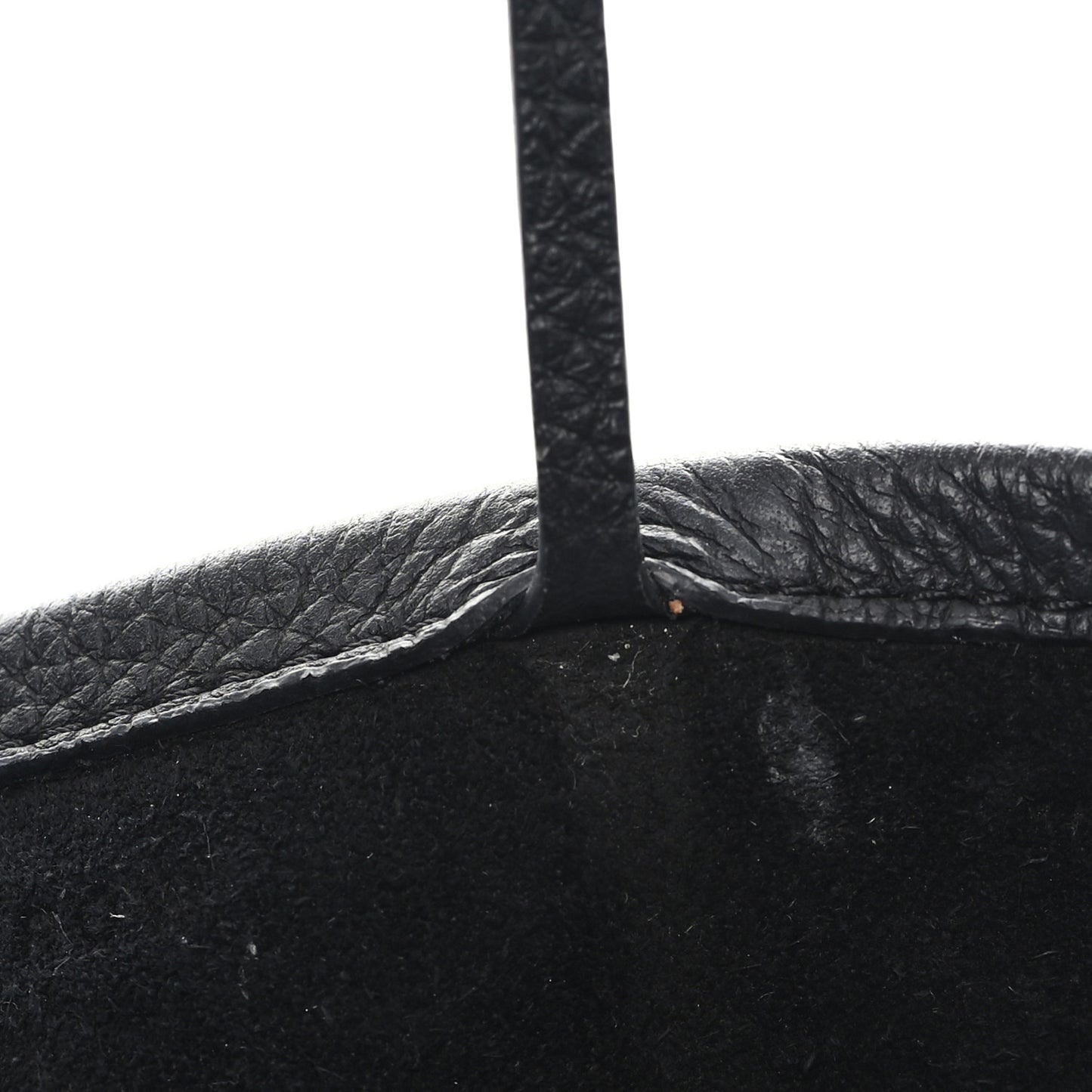 Grained Calfskin Large N/S Park Tote Black