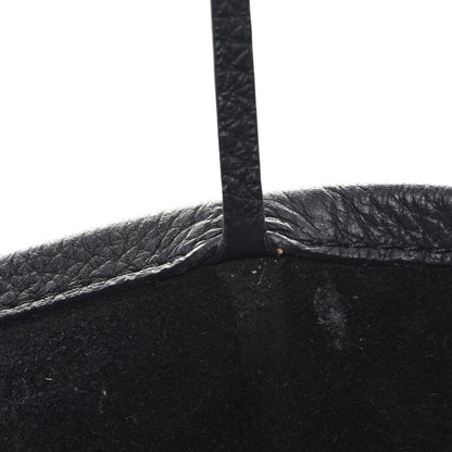 The Row Grained Calfskin Large N/S Park Tote Black 10 of 10
