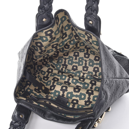 Gucci Guccissima Small Pelham Shoulder Bag Black 5 of 7