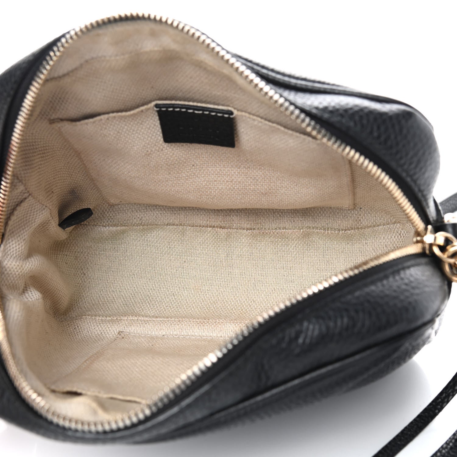 Gucci Pebbled Calfskin Small Soho Disco Bag Black 5 of 9