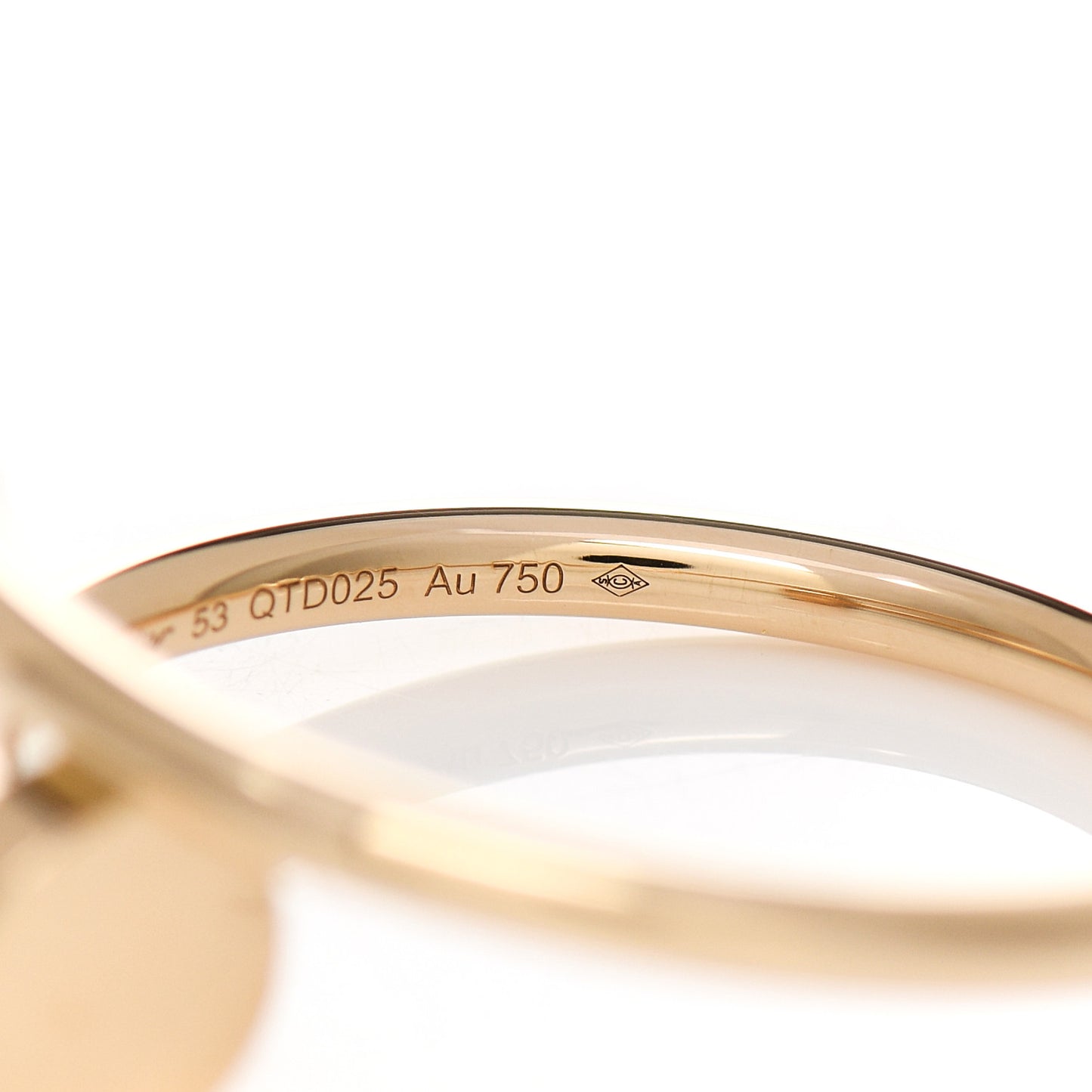 18K Yellow Gold Small Juste Un Clou Ring 53 6.25