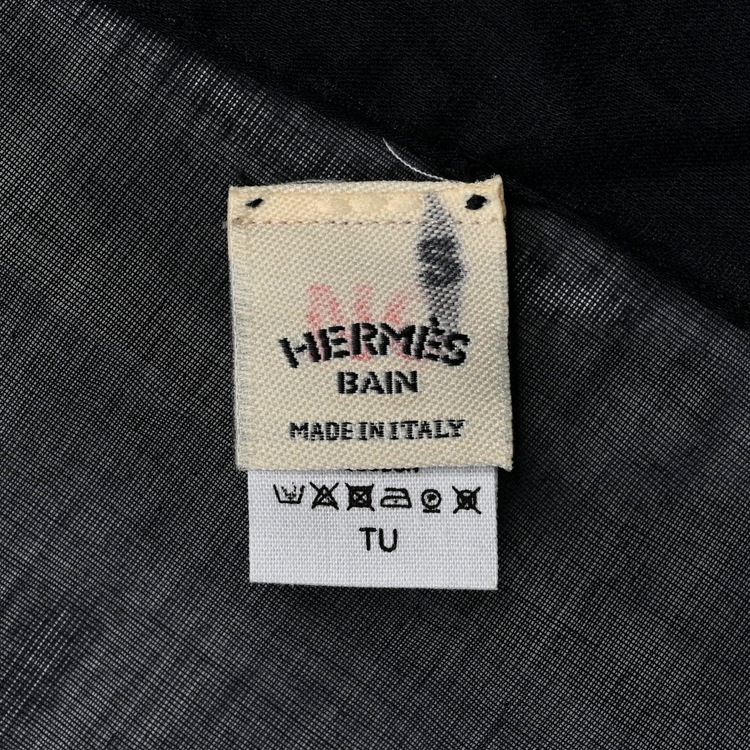 Hermes Cotton Robe Du Soir Pareo Marine 3 of 3