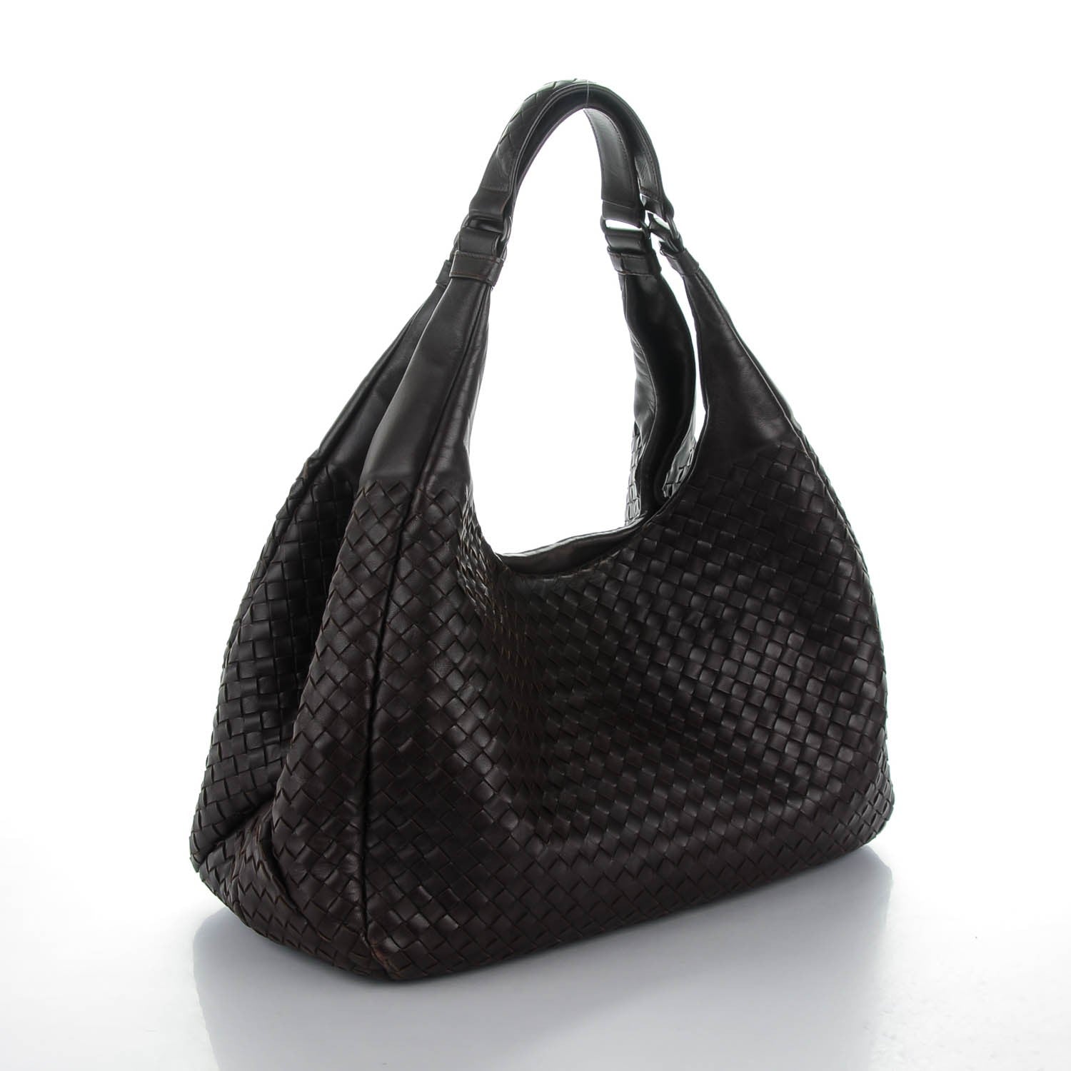 Bottega Veneta Nappa Intrecciato Large Campana Ebano 3 of 8