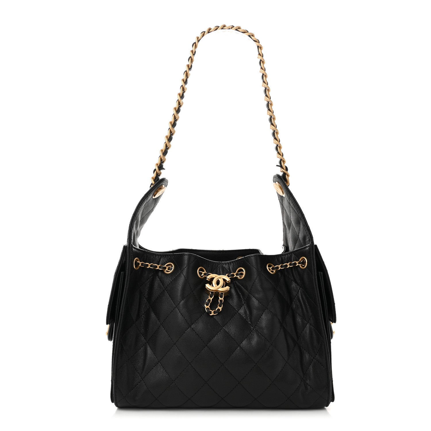 Chanel Caviar Quilted Small Chanel 25 Handbag Black 1 of 11