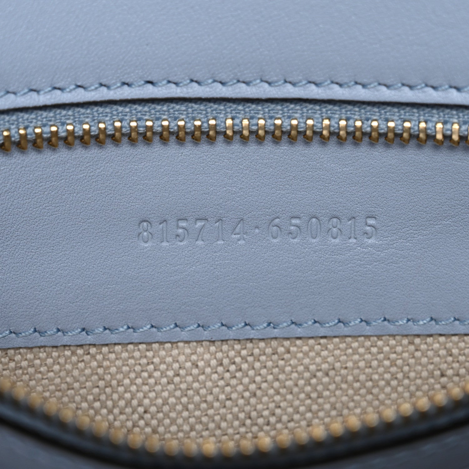 Gucci Roxy Calfskin Medium Blondie Top Handle Bag Cloudy Blue 7 of 10