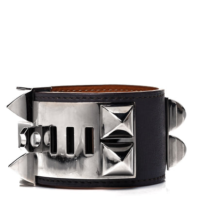 Hermes Swift Collier de Chien CDC Bracelet S Graphite 3 of 5