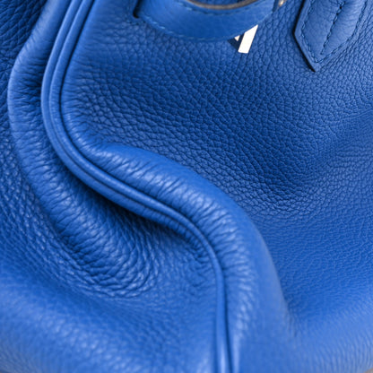 Hermes Taurillon Clemence Verso Birkin 30 Bleu Zellige Bleu Paradise 11 of 13