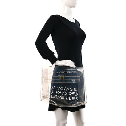 Hermes Vinyl Souvenir De L'Exposition Kelly Transparent 2 of 8