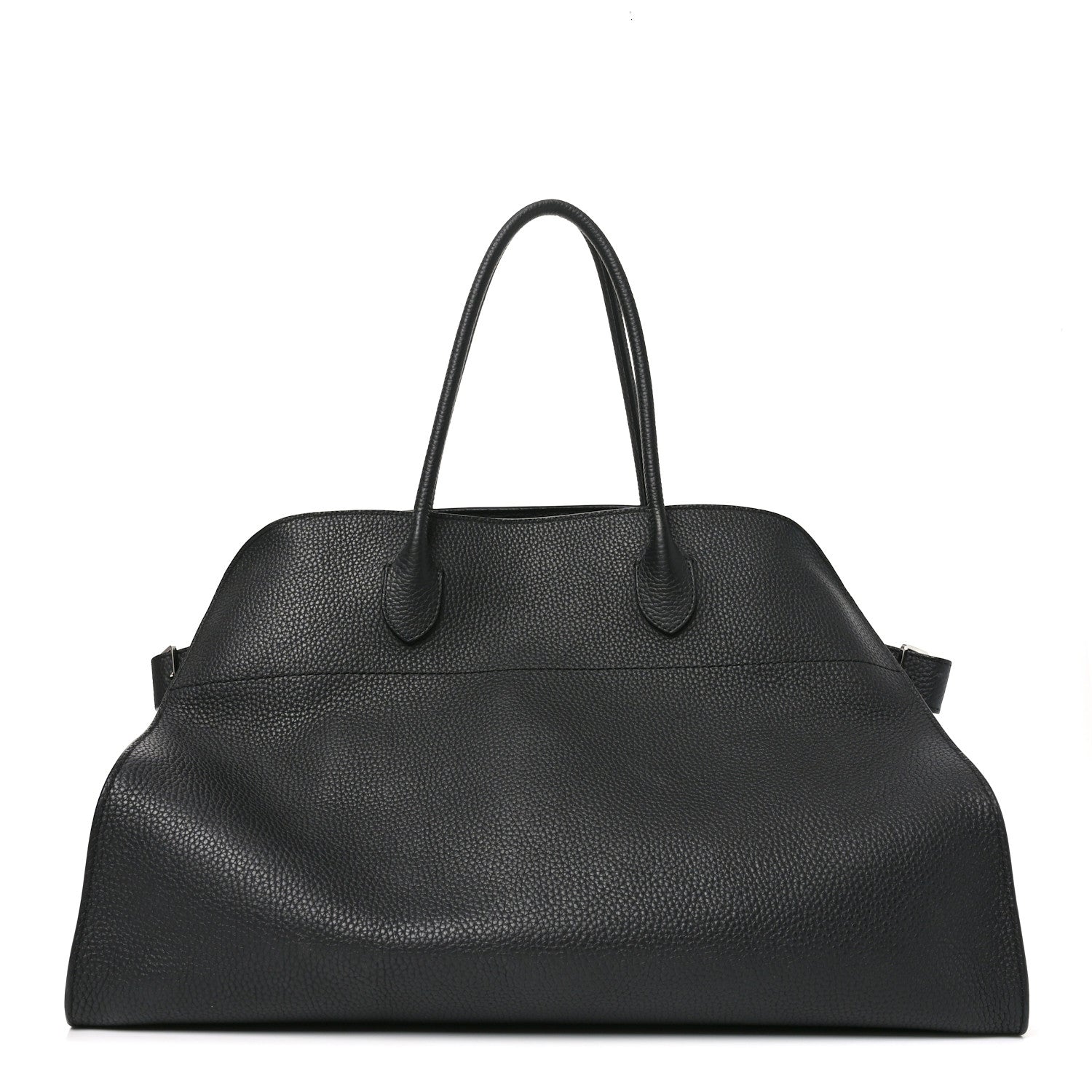 The Row Grained Calfskin Soft Margaux 17 Black 1 of 9