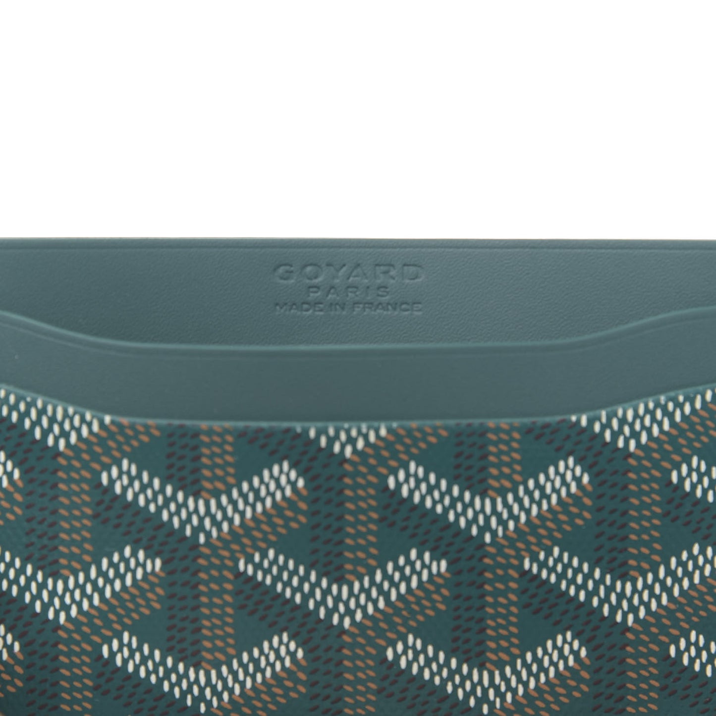 Goyardine Saint Sulpice Card Holder Green