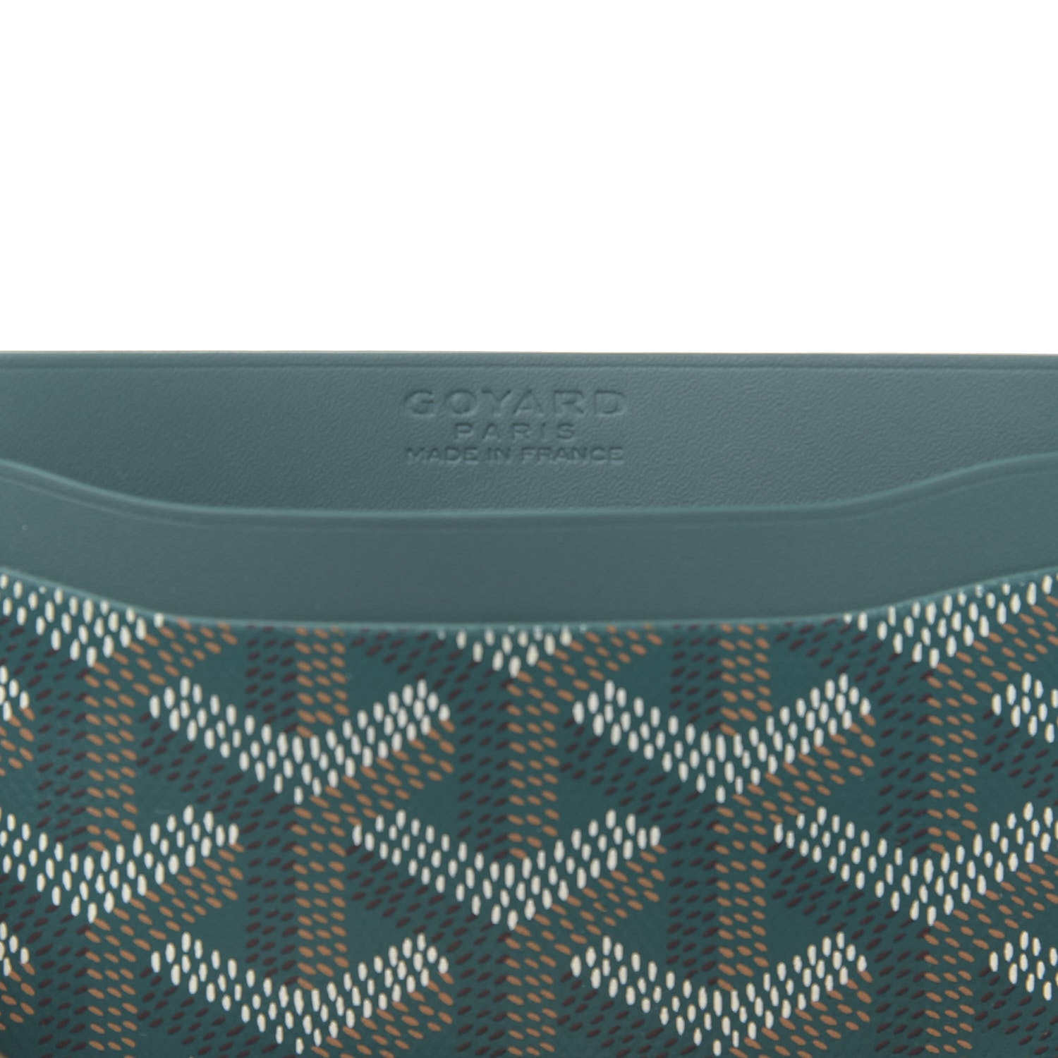Goyard Goyardine Saint Sulpice Card Holder Green 6 of 6