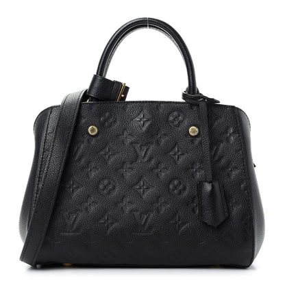 Louis Vuitton Empreinte Montaigne BB Black 1 of 8