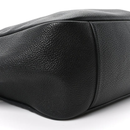 Saint Laurent Grained Deerskin Bea Tote Black 9 of 10