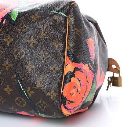 Louis Vuitton Monogram Roses Speedy 30 19 of 19