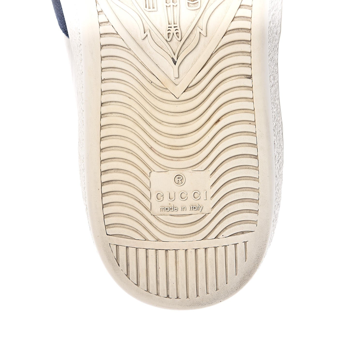 Gucci Calfskin Ayers Web UFO Dragon Embroidered Mens Ace Sneakers 7 White 9 of 17