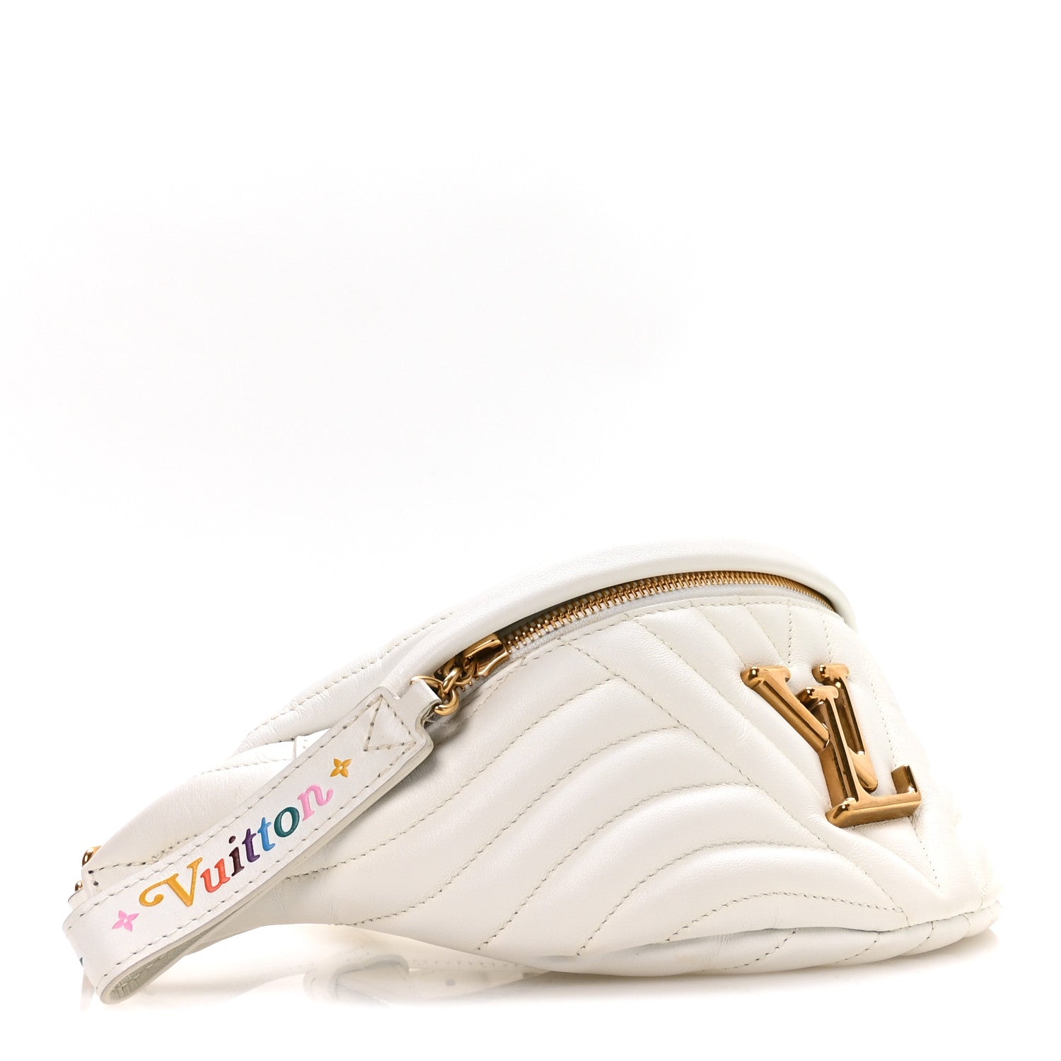 Louis Vuitton Calfskin New Wave Bumbag Snow 4 of 9