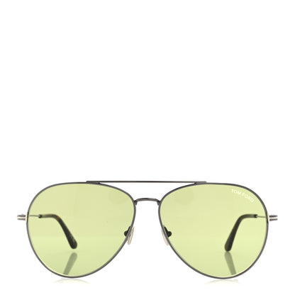 Tom Ford Metal Dashel-02 Sunglasses TF996 Green Silver 2 of 8
