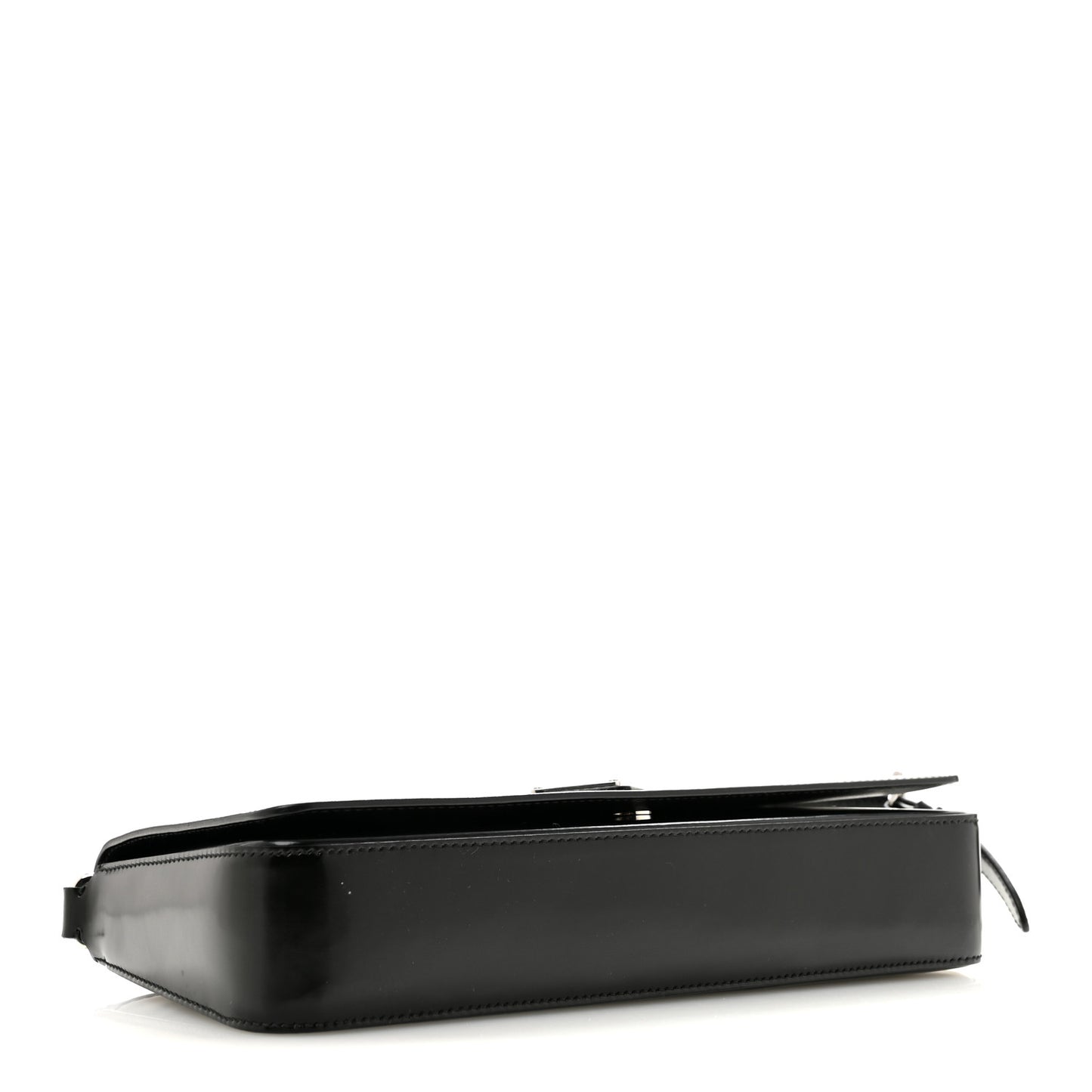Spazzolato Femme Flap Shoulder Bag Black