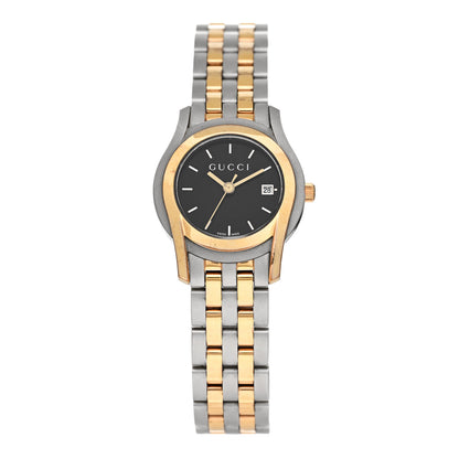 Gucci Stainless Steel 27mm 5500L Two Tone Quartz Watch Black 1 of 4