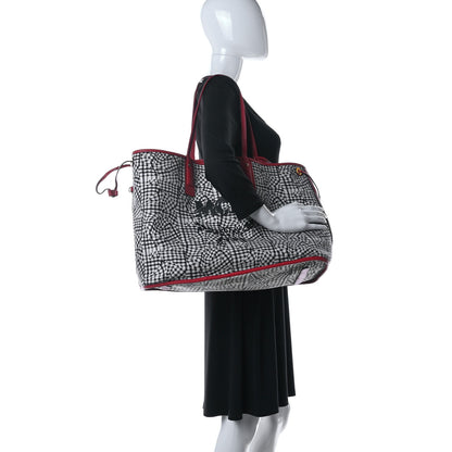 MCM Visetos Large Liz Reversible Shopper Tote Ruby Red 2 of 21