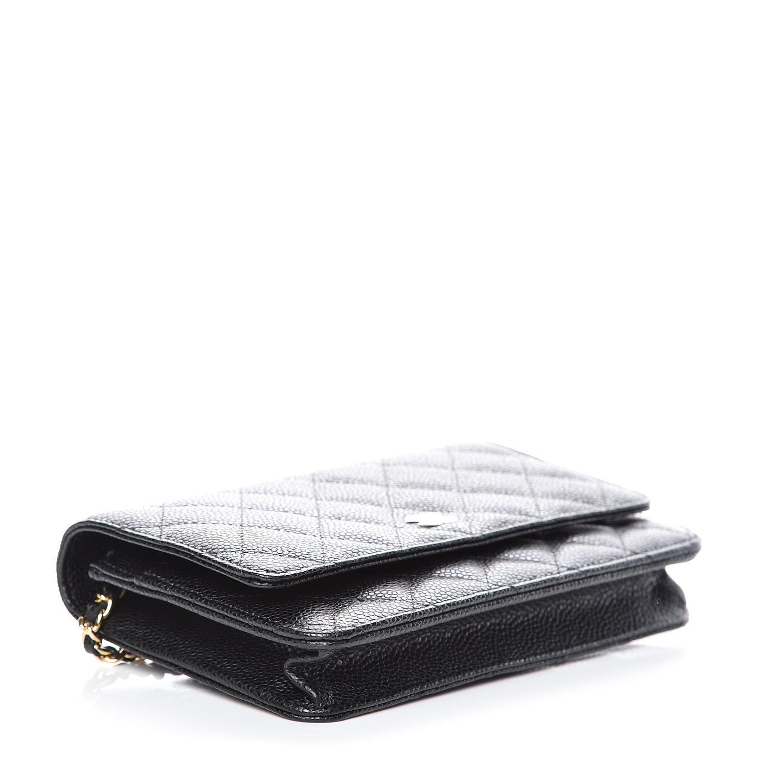 Chanel Caviar Quilted Wallet On Chain WOC Black 4 of 11