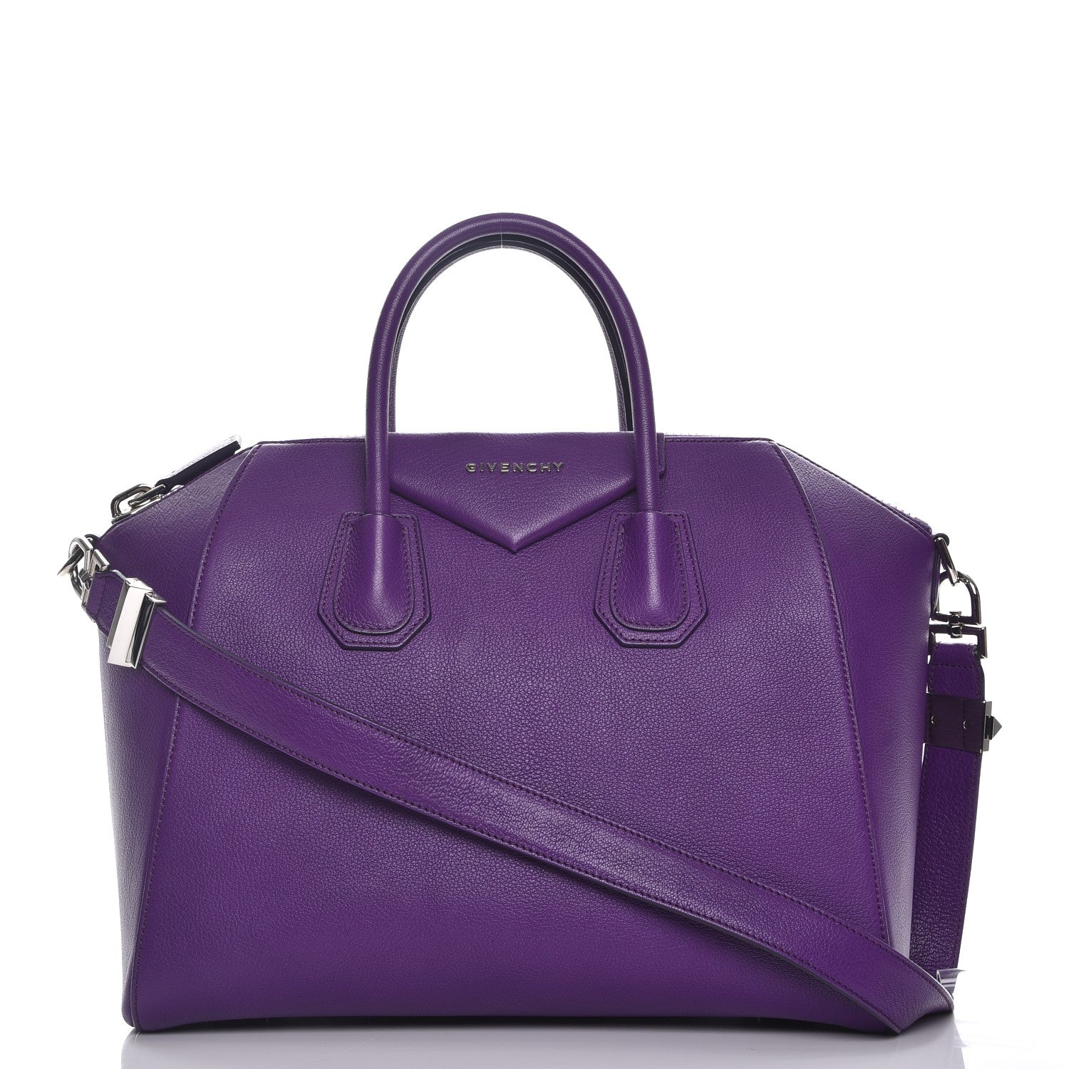 Givenchy Sugar Goatskin Medium Antigona Purple 254216 – FASHIONPHILE
