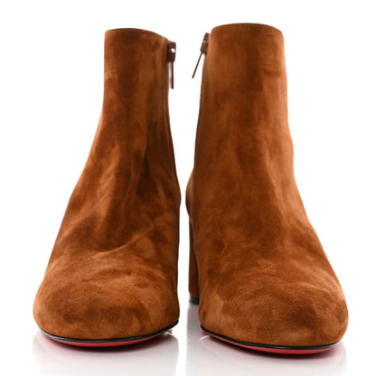 Christian Louboutin Veau Velours Turela 55 Ankle Boots 36 Ecureuil 2 of 8