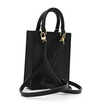 Louis Vuitton Empreinte Monogram Giant Petit Sac Plat Black 3 of 9