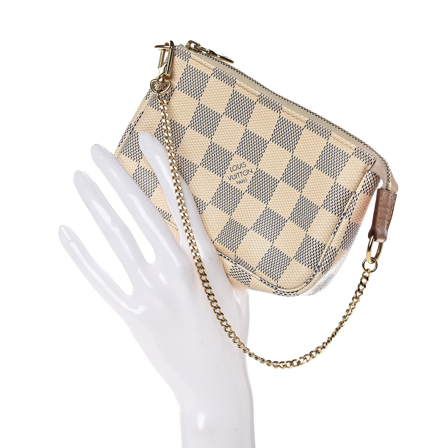 Louis Vuitton Damier Azur Mini Pochette Accessories 2 of 13