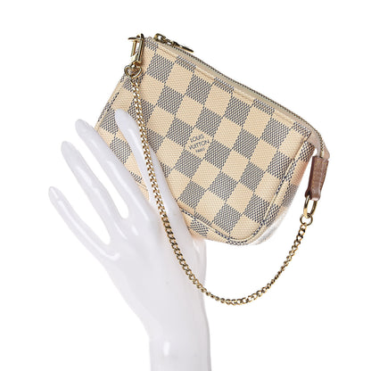 Louis Vuitton Damier Azur Mini Pochette Accessories 2 of 13