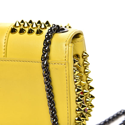 Christian Louboutin Calfskin Spikes Mini Sweety Charity Crossbody Bag Mimosa 11 of 13