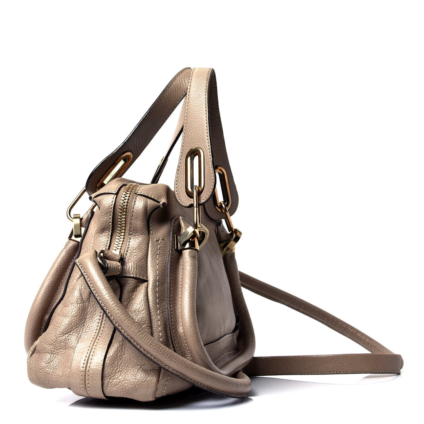 Calfskin Small Paraty Beige