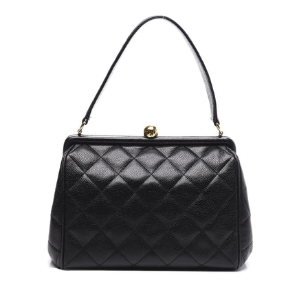 Chanel Caviar Quilted Frame Bag Black 1 of 11